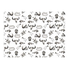 Skeleton Pattern Double Sided Flano Blanket (mini) 