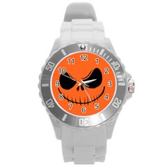 Halloween Round Plastic Sport Watch (l) by Valentinaart