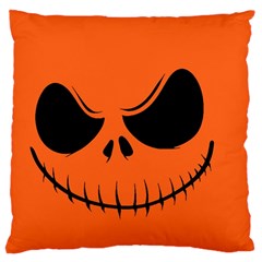 Halloween Large Cushion Case (one Side) by Valentinaart