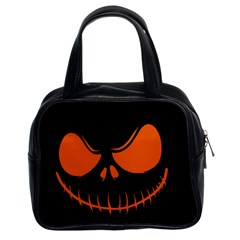 Halloween Classic Handbags (2 Sides) by Valentinaart