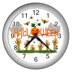 Halloween Wall Clocks (silver) 