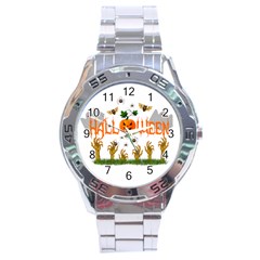 Halloween Stainless Steel Analogue Watch by Valentinaart