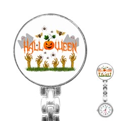 Halloween Stainless Steel Nurses Watch by Valentinaart