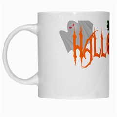 Halloween White Mugs