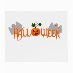 Halloween Small Glasses Cloth (2-side) by Valentinaart