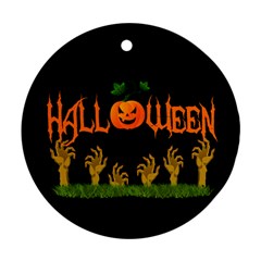 Halloween Ornament (round) by Valentinaart