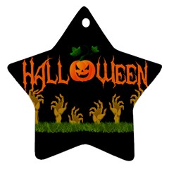 Halloween Ornament (star) by Valentinaart