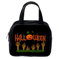 Halloween Classic Handbags (one Side) by Valentinaart