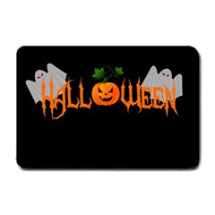 Halloween Small Doormat  by Valentinaart