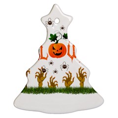 Halloween Christmas Tree Ornament (two Sides) by Valentinaart