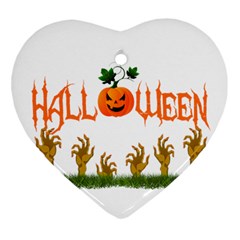 Halloween Ornament (heart) by Valentinaart