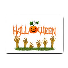 Halloween Small Doormat  by Valentinaart