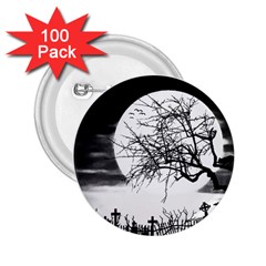 Halloween Landscape 2 25  Buttons (100 Pack)  by Valentinaart