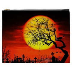 Halloween Landscape Cosmetic Bag (xxxl) 