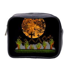 Halloween Zombie Hands Mini Toiletries Bag 2-side by Valentinaart