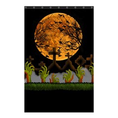 Halloween Zombie Hands Shower Curtain 48  X 72  (small)  by Valentinaart