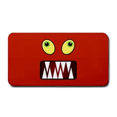 Funny Monster Face Medium Bar Mats by linceazul