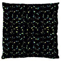 Splatter Abstract Dark Pattern Large Cushion Case (one Side) by dflcprints