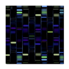 Biostatistics Line Blue Tile Coasters