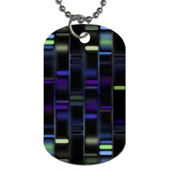Biostatistics Line Blue Dog Tag (two Sides) by Mariart
