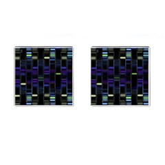 Biostatistics Line Blue Cufflinks (square) by Mariart