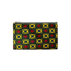 African Textiles Patterns Cosmetic Bag (small)  by Mariart