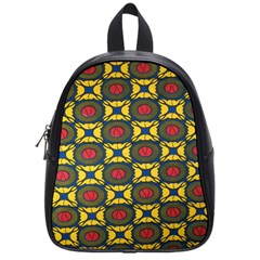 African Textiles Patterns School Bag (small) by Mariart