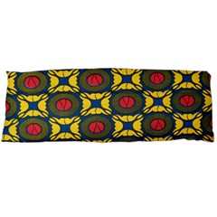 African Textiles Patterns Body Pillow Case (dakimakura) by Mariart
