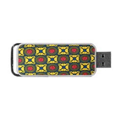 African Textiles Patterns Portable Usb Flash (one Side) by Mariart