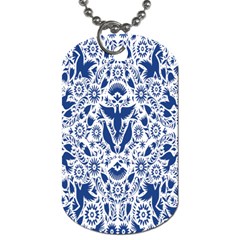 Birds Fish Flowers Floral Star Blue White Sexy Animals Beauty Dog Tag (one Side)