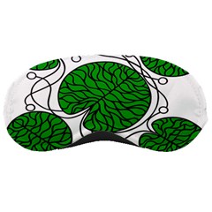 Bottna Fabric Leaf Green Sleeping Masks