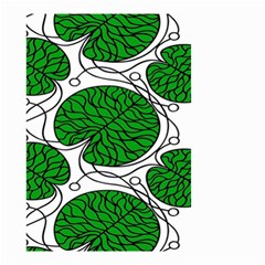 Bottna Fabric Leaf Green Small Garden Flag (two Sides) by Mariart