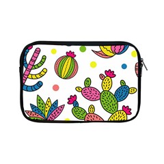 Cactus Seamless Pattern Background Polka Wave Rainbow Apple Ipad Mini Zipper Cases