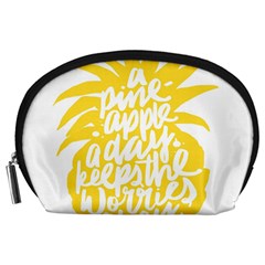 Cute Pineapple Yellow Fruite Accessory Pouches (large) 