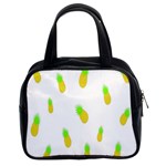 Cute Pineapple Fruite Yellow Green Classic Handbags (2 Sides) Front