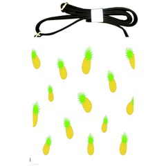 Cute Pineapple Fruite Yellow Green Shoulder Sling Bags by Mariart