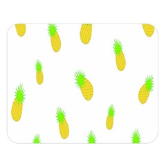 Cute Pineapple Fruite Yellow Green Double Sided Flano Blanket (large) 