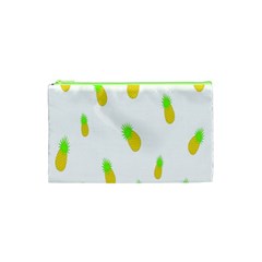 Cute Pineapple Fruite Yellow Green Cosmetic Bag (xs)