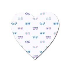 Cute Sexy Funny Sunglasses Kids Pink Blue Heart Magnet