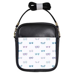 Cute Sexy Funny Sunglasses Kids Pink Blue Girls Sling Bags