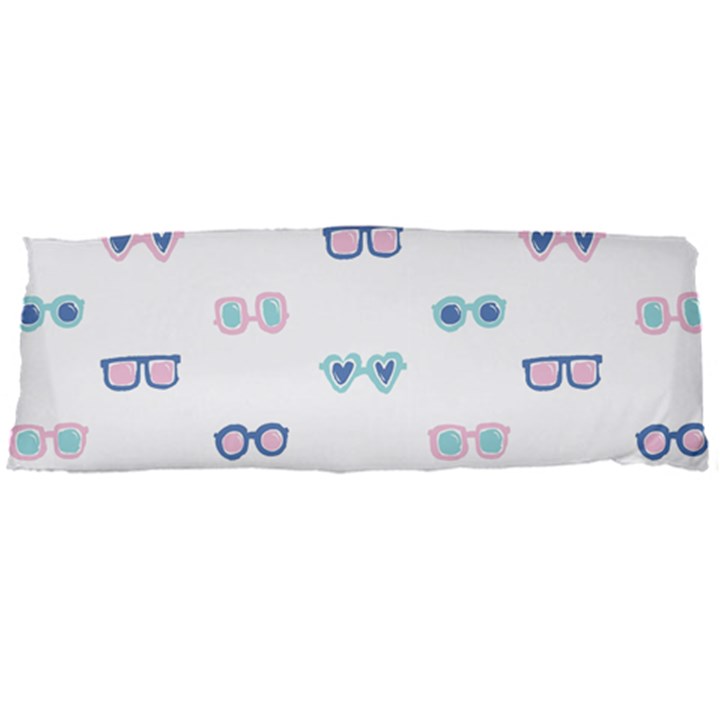 Cute Sexy Funny Sunglasses Kids Pink Blue Body Pillow Case Dakimakura (Two Sides)