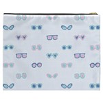 Cute Sexy Funny Sunglasses Kids Pink Blue Cosmetic Bag (XXXL)  Back