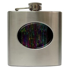 Brain Cell Dendrites Hip Flask (6 Oz)