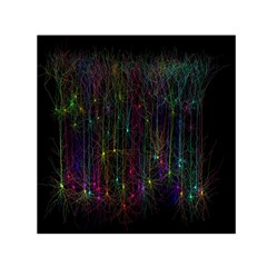 Brain Cell Dendrites Small Satin Scarf (square)