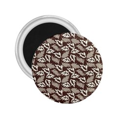 Dried Leaves Grey White Camuflage Summer 2 25  Magnets by Mariart