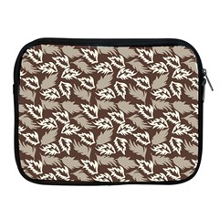 Dried Leaves Grey White Camuflage Summer Apple Ipad 2/3/4 Zipper Cases by Mariart