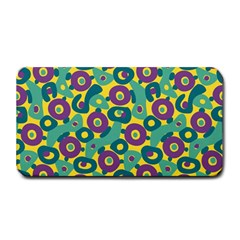 Discrete State Turing Pattern Polka Dots Green Purple Yellow Rainbow Sexy Beauty Medium Bar Mats by Mariart