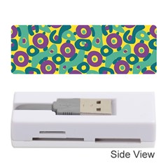 Discrete State Turing Pattern Polka Dots Green Purple Yellow Rainbow Sexy Beauty Memory Card Reader (stick)  by Mariart