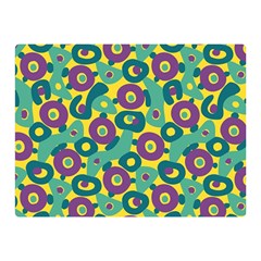 Discrete State Turing Pattern Polka Dots Green Purple Yellow Rainbow Sexy Beauty Double Sided Flano Blanket (mini)  by Mariart