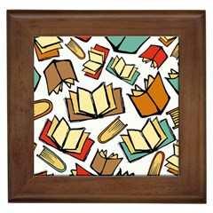 Friends Library Lobby Book Sale Framed Tiles
